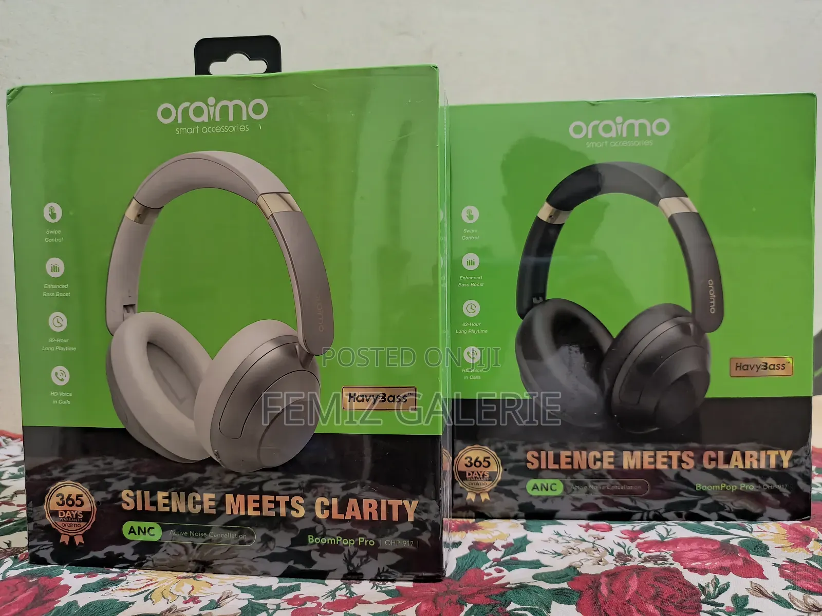 Oraimo Boompop Pro Anc Over-Ear Headphones
