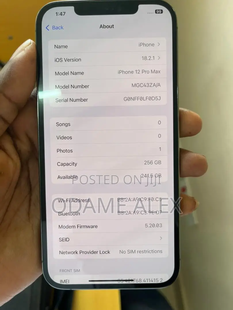 Apple iPhone 12 Pro Max 256 GB Gray