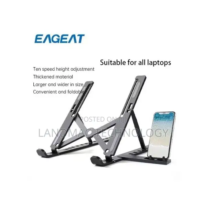 10 Speed Adjustable Laptop Stand + Phone Stand