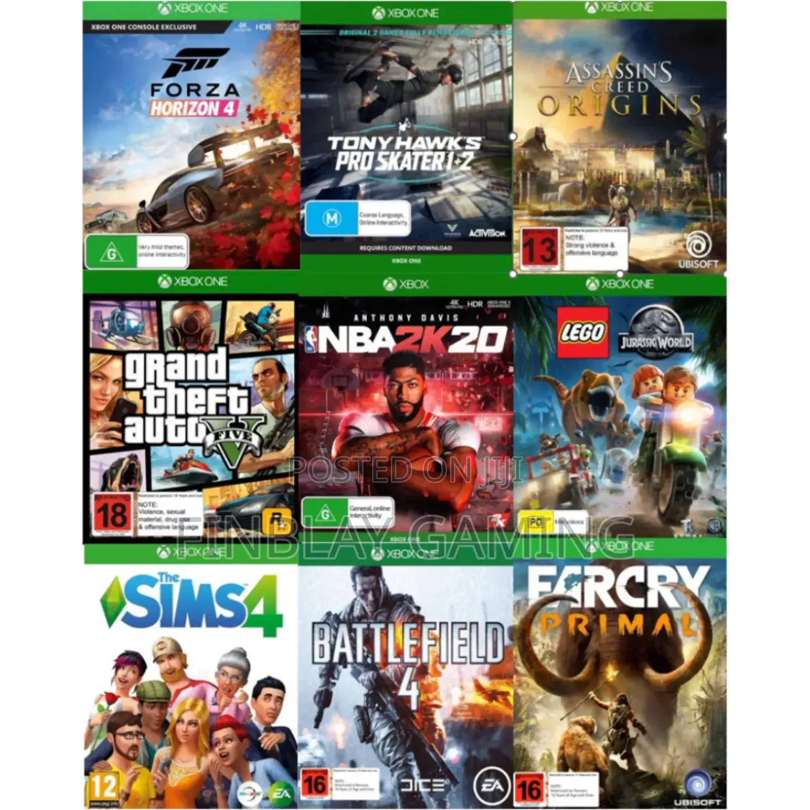 6 Package Games for Xbox