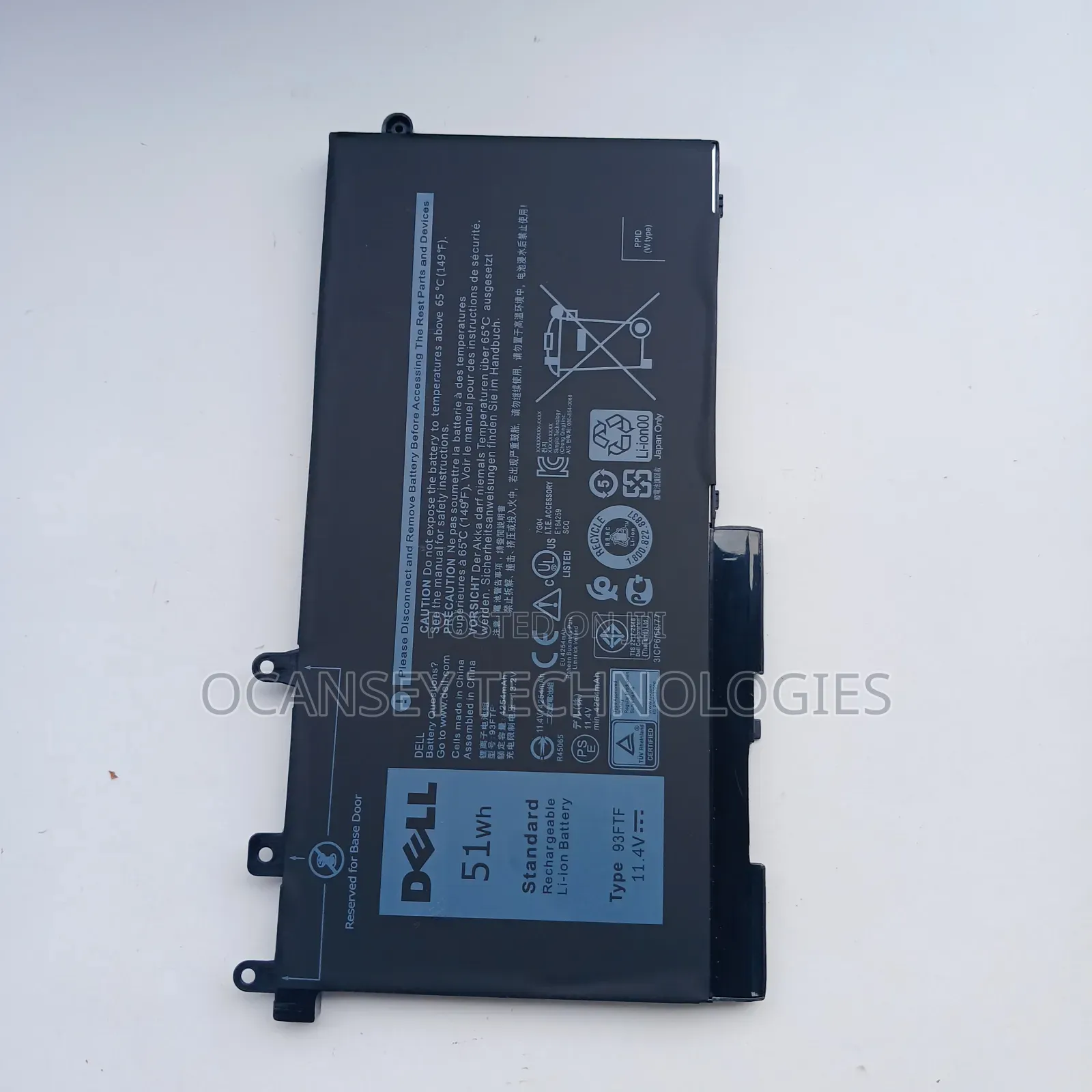 Original Dell 93ftf Laptop Battery for Dell