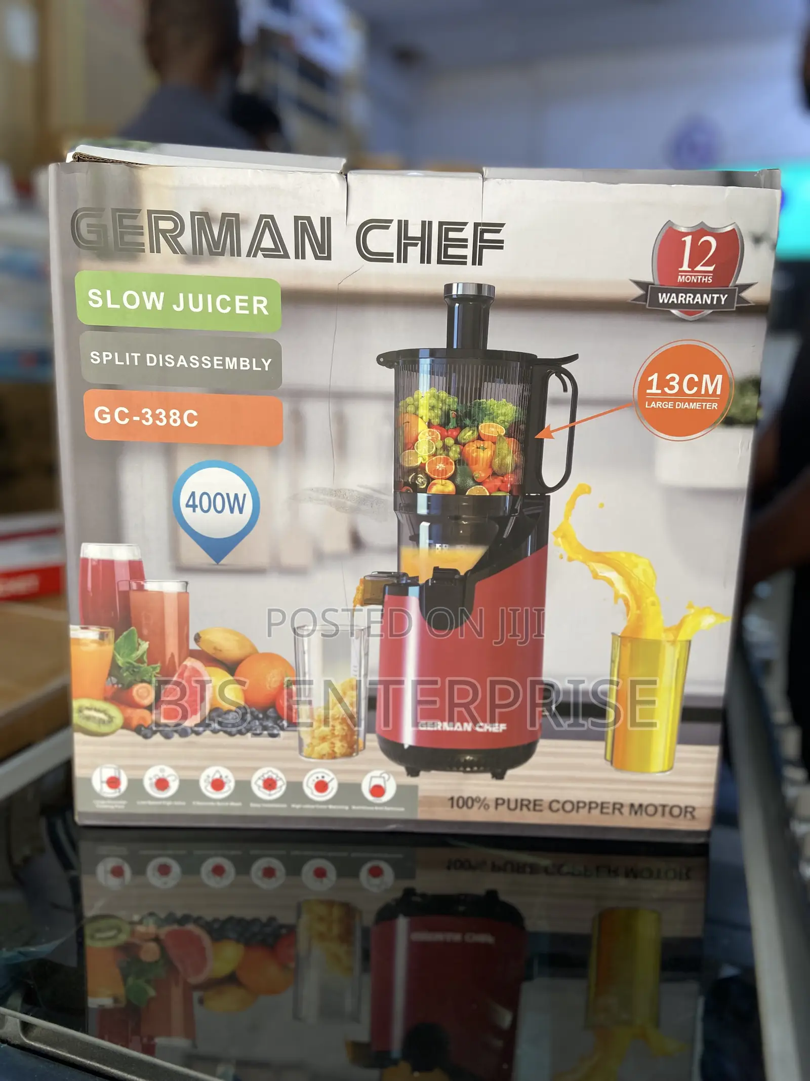 German Chef Slow Juicer (Big Type) 400w