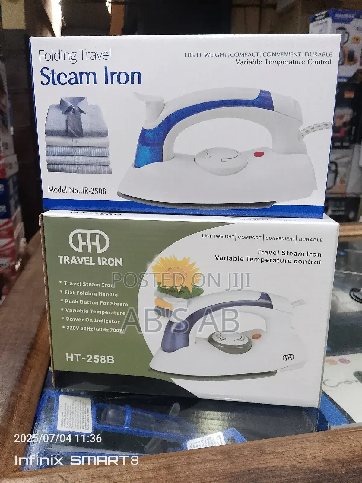 Traveling Iron Folding