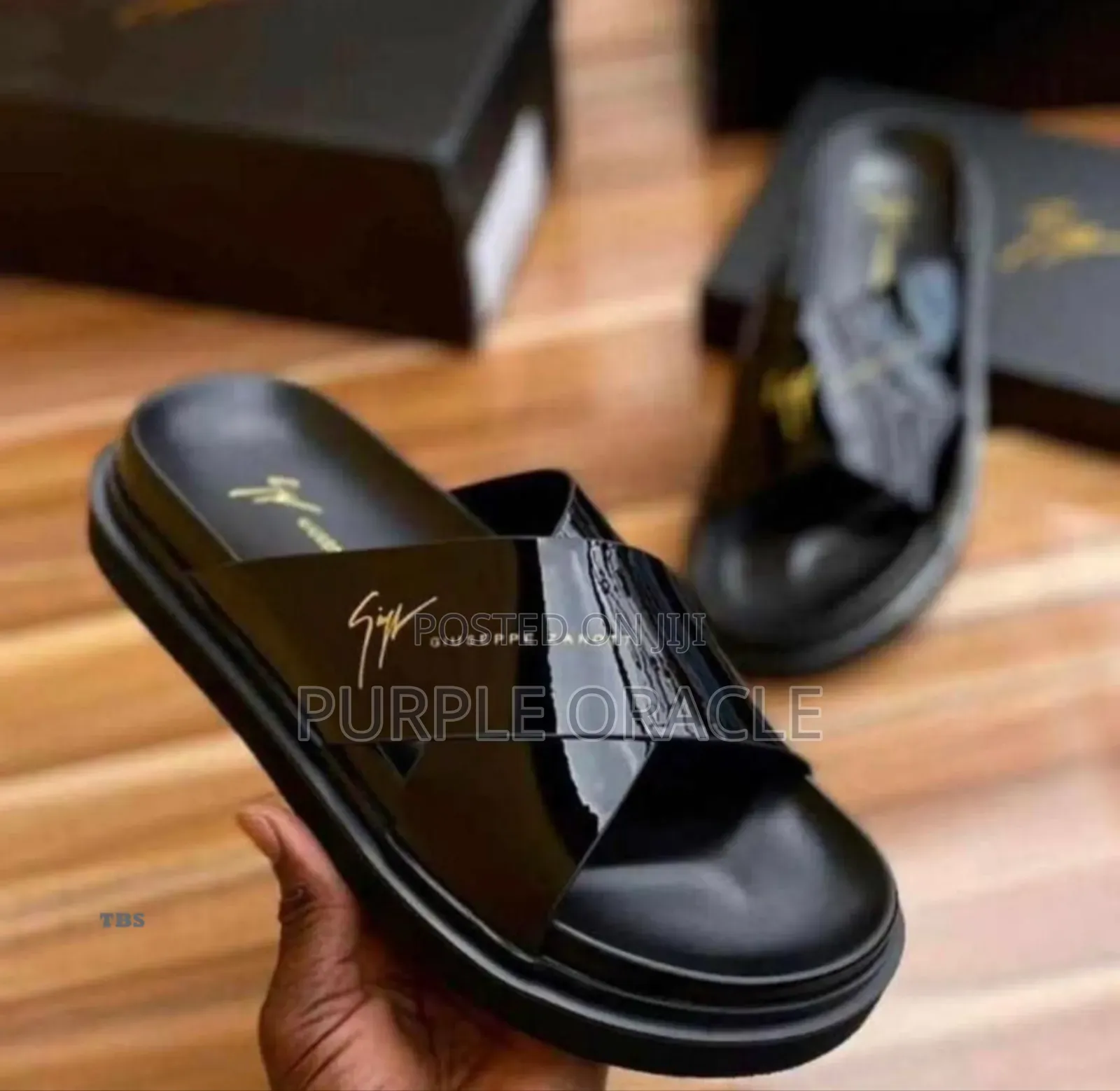 Giuseppe Zanotti Design Crisscross Patent Leather