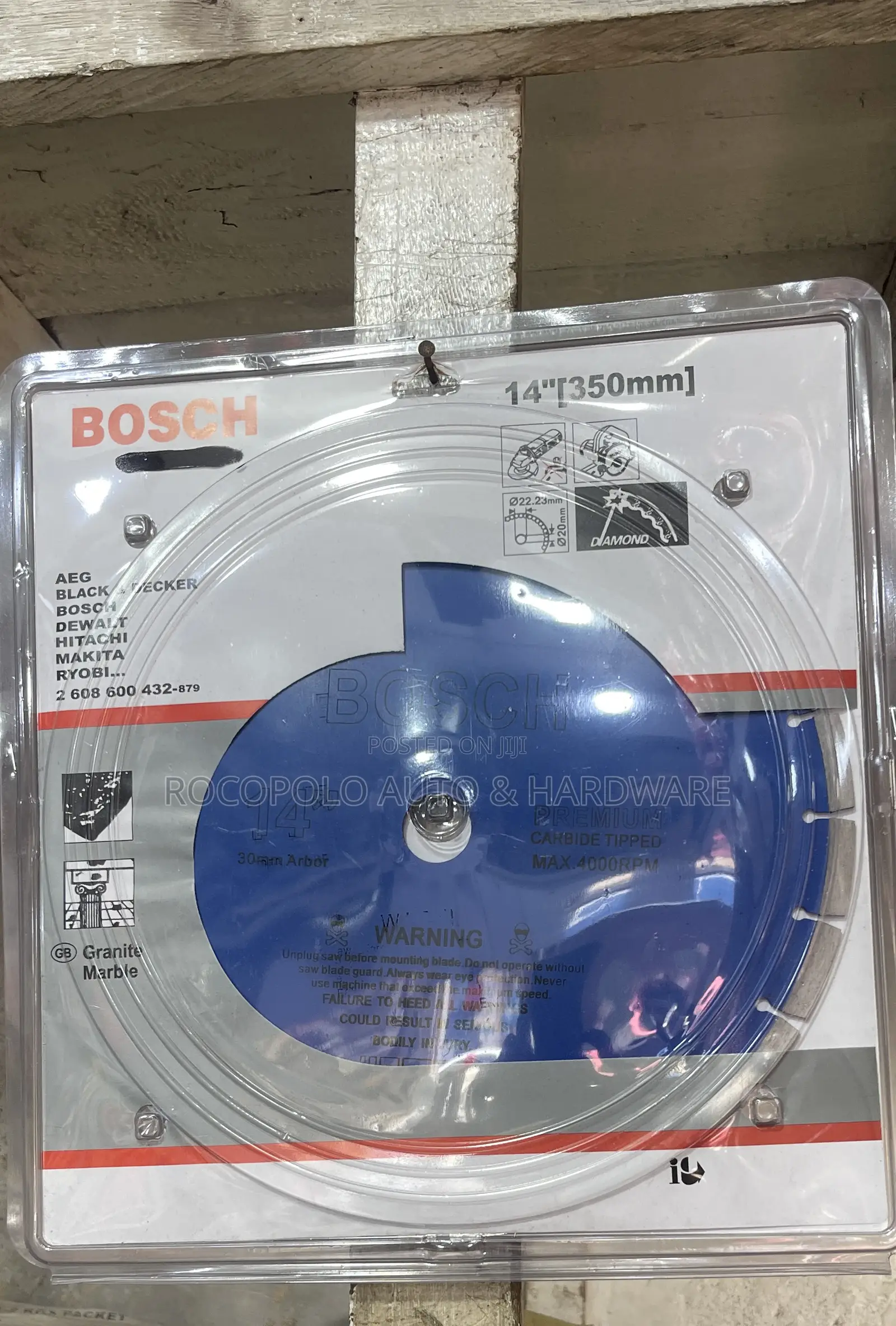 14” Bosch Cutting Disc