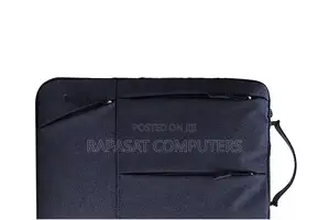 14.0" Laptop 3-Side Zips Black Sleeve Bag