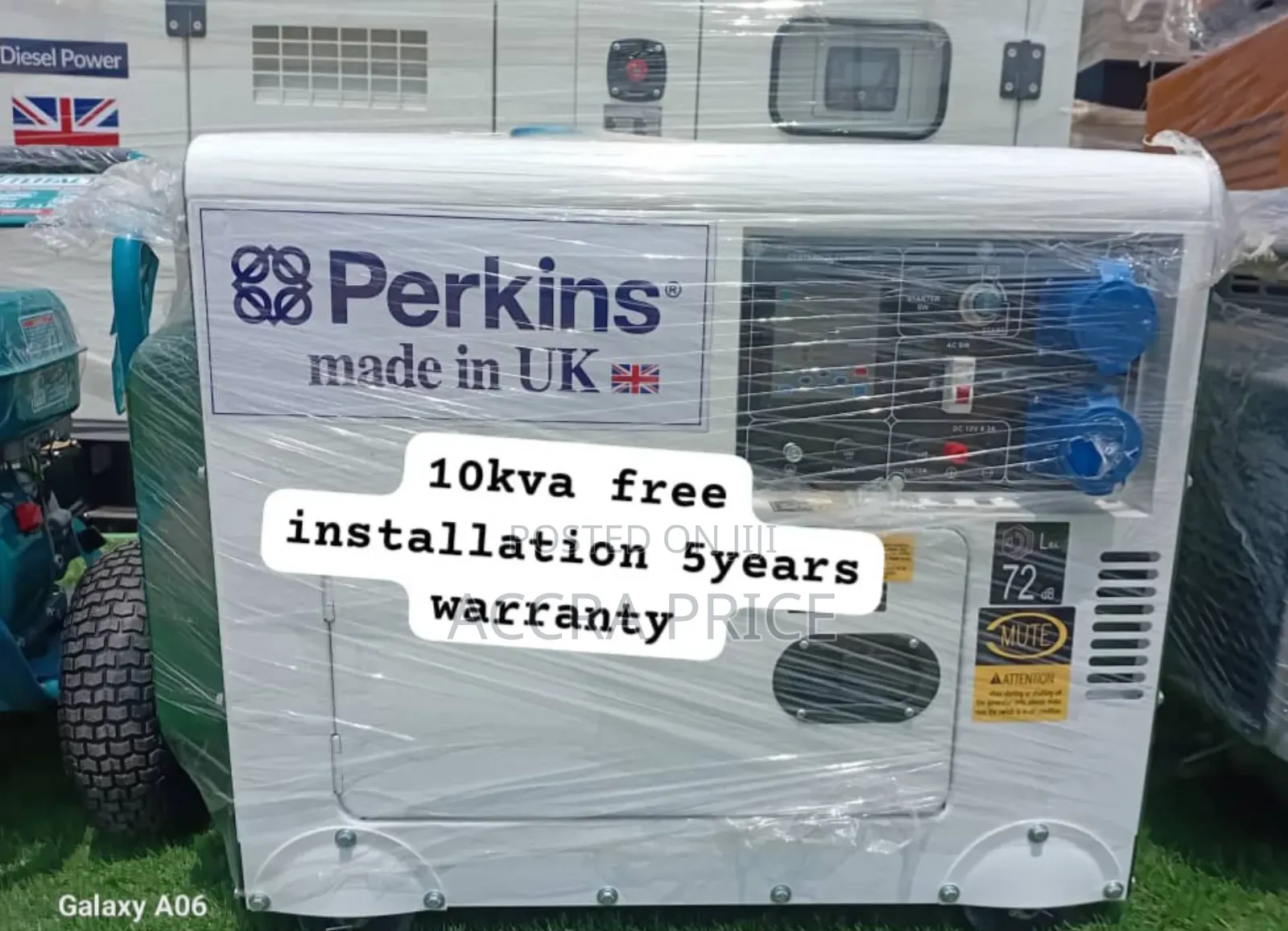 Nomad Power Pack Perkins 10kva 13000watts Diesel Silent