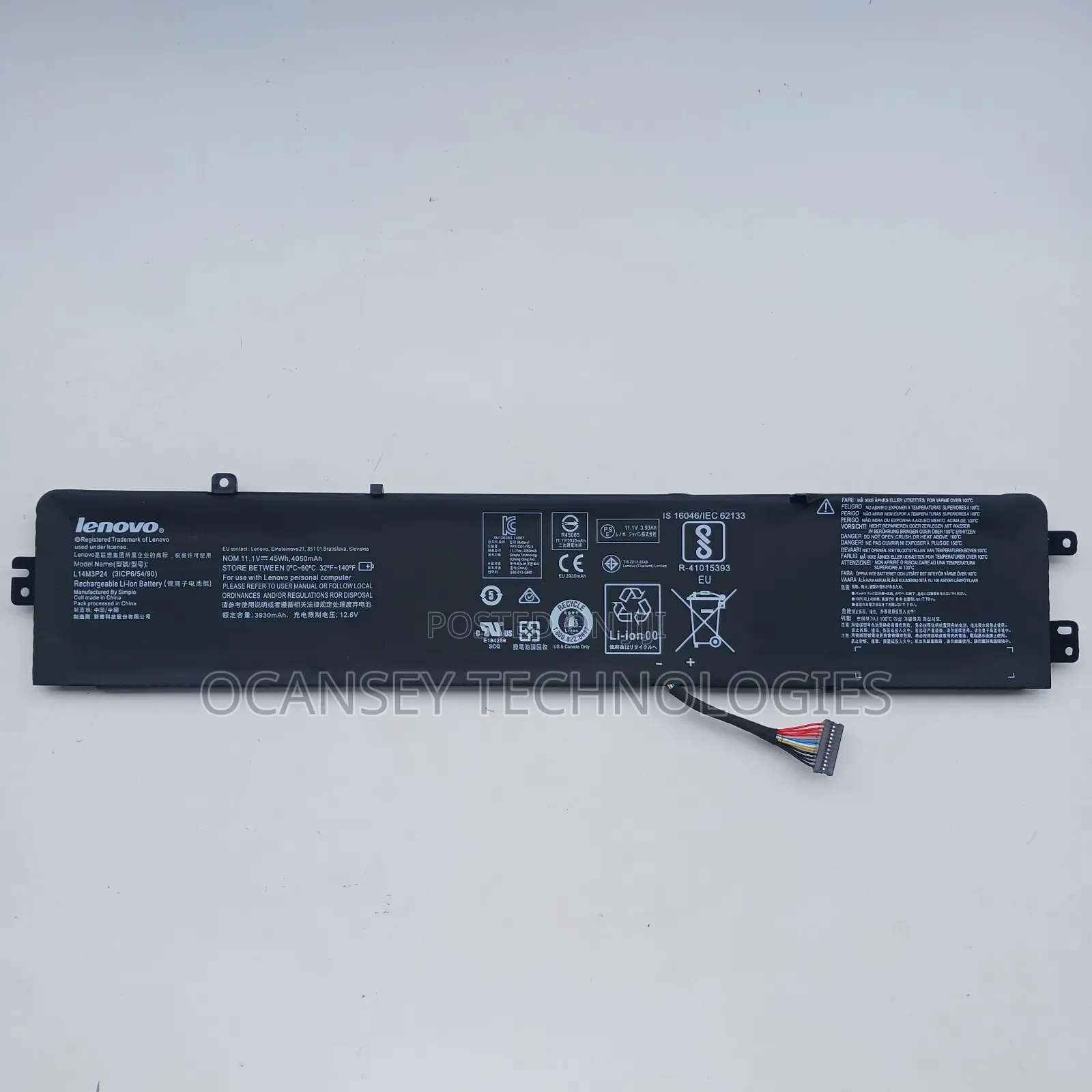 Original Lenovo L14m4p24 Laptop Battery