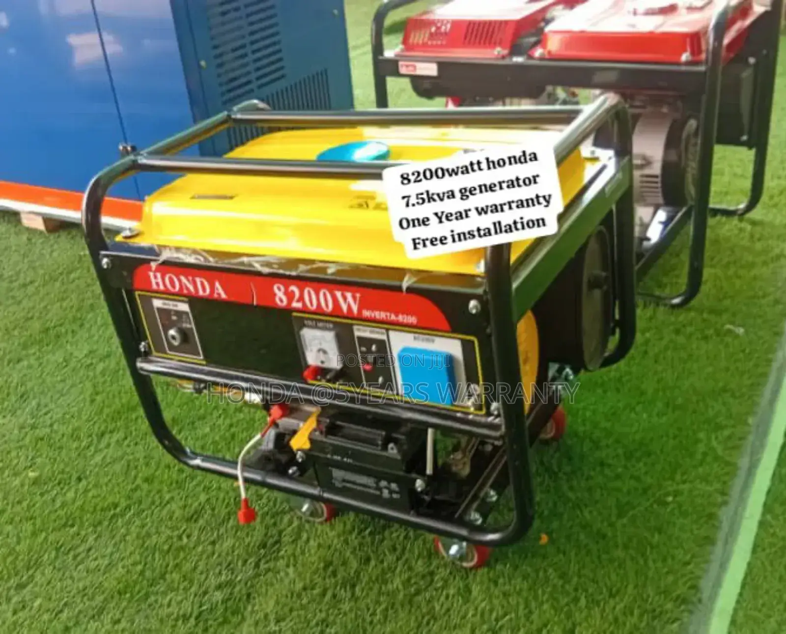 Easy Current Solutions 7.5kva Honda Generator Petrol 8200wax