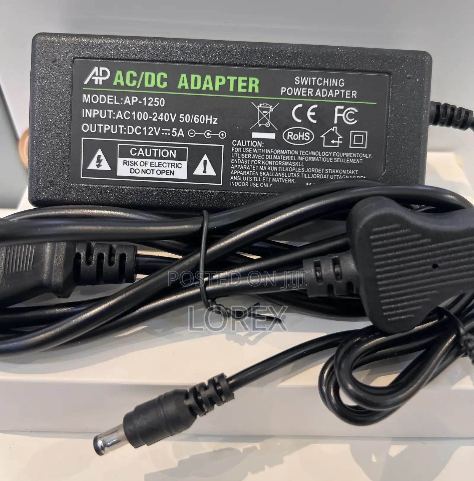 12v 5a Adapter Universal Adapter 5amps With Power Plug