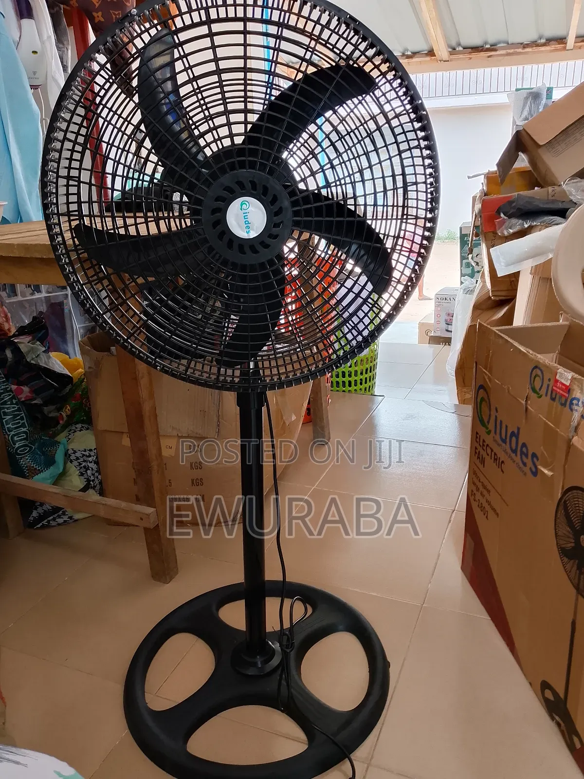 18" Energy Saving Ultra Quiet Electric Standing Fan