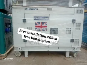 Original Perkins Generator 20kva Diesel Silent Generator