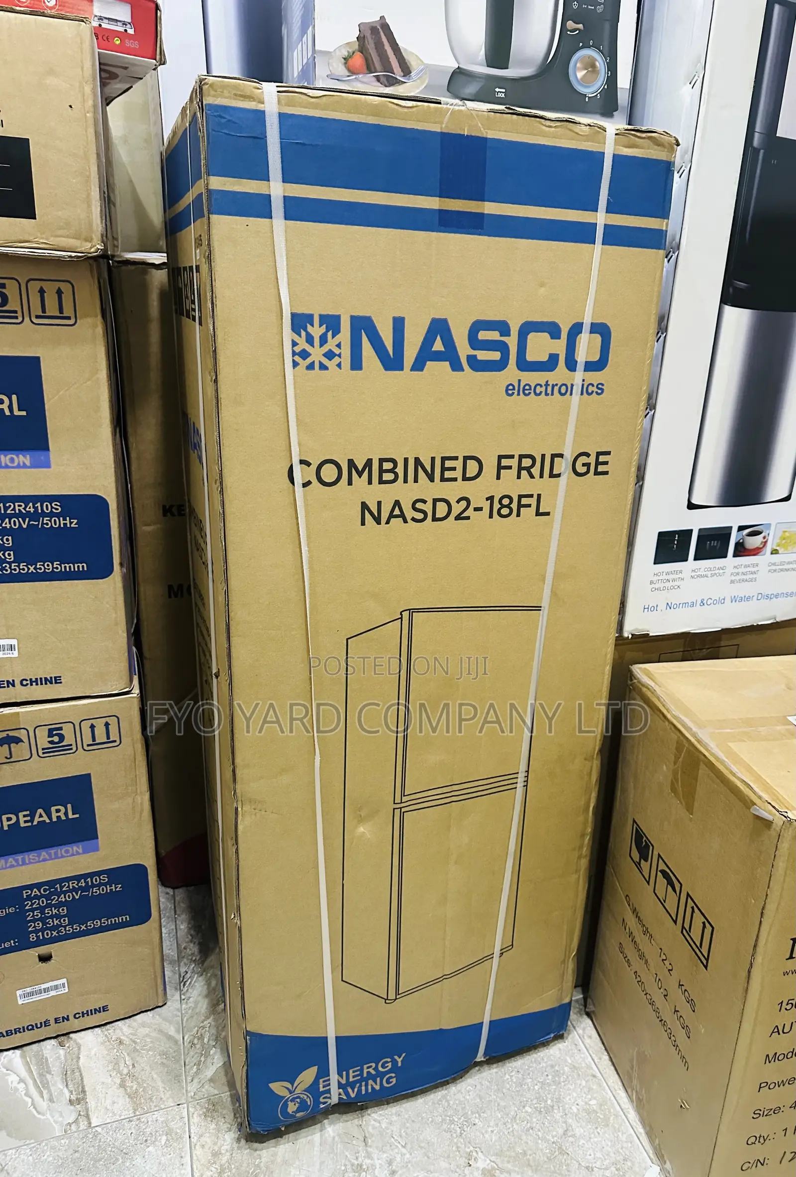 High Quality Build Nasco 138l Capacity 2 Doors Fridge