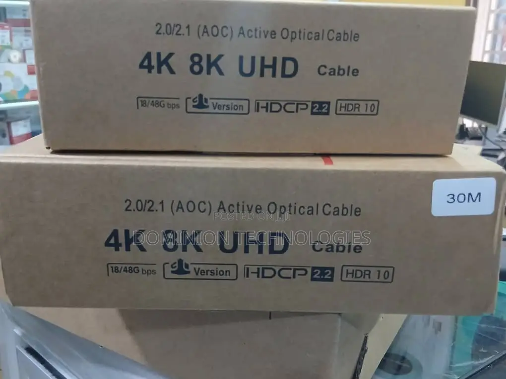 Hdmi 30m Fiber Uhd 2.0 2.1 Cable