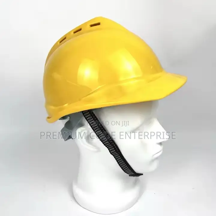 Safety Helmet With Chin Strap & Uv Protection – Construction