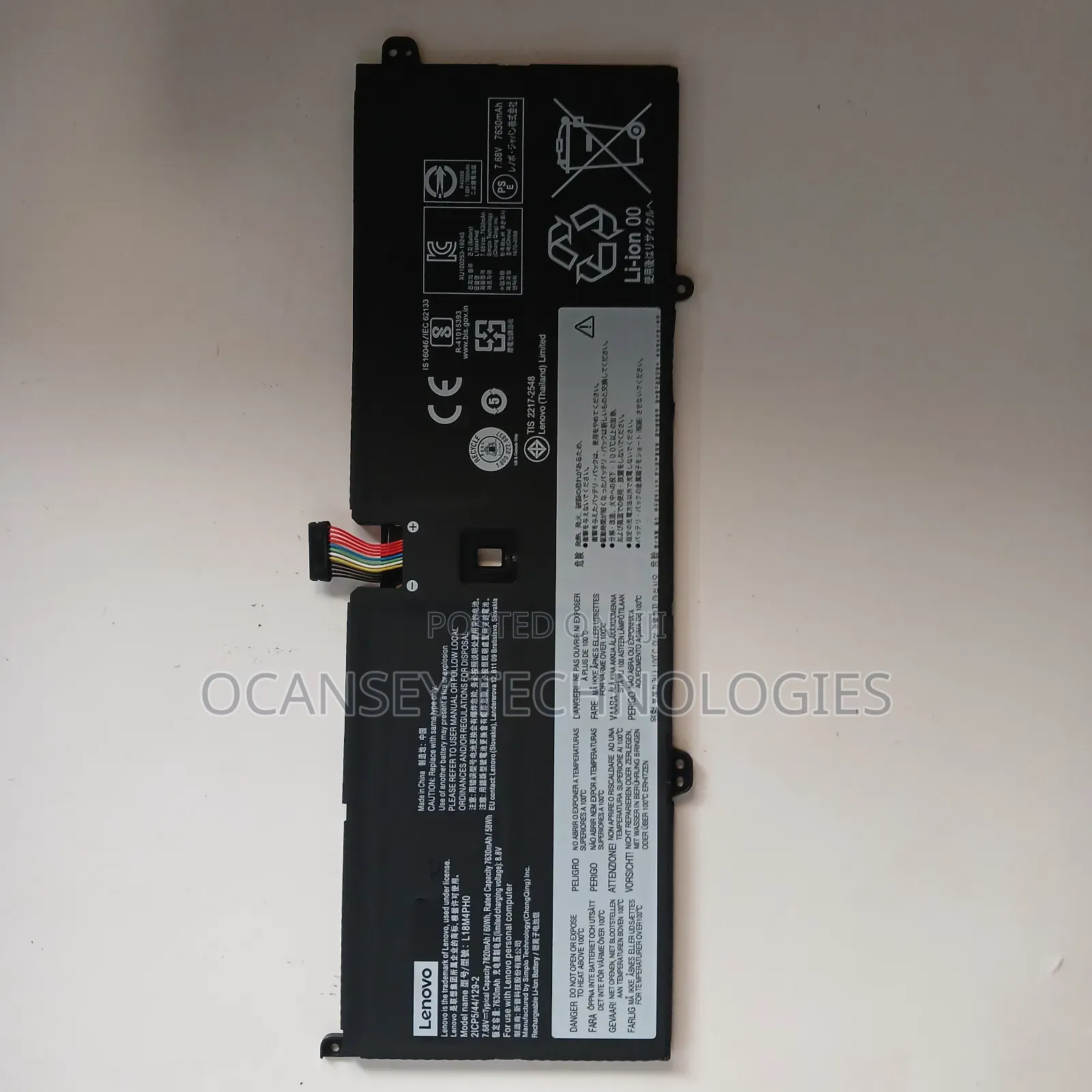 Original Lenovo L18m4ph0 Laptop Battery