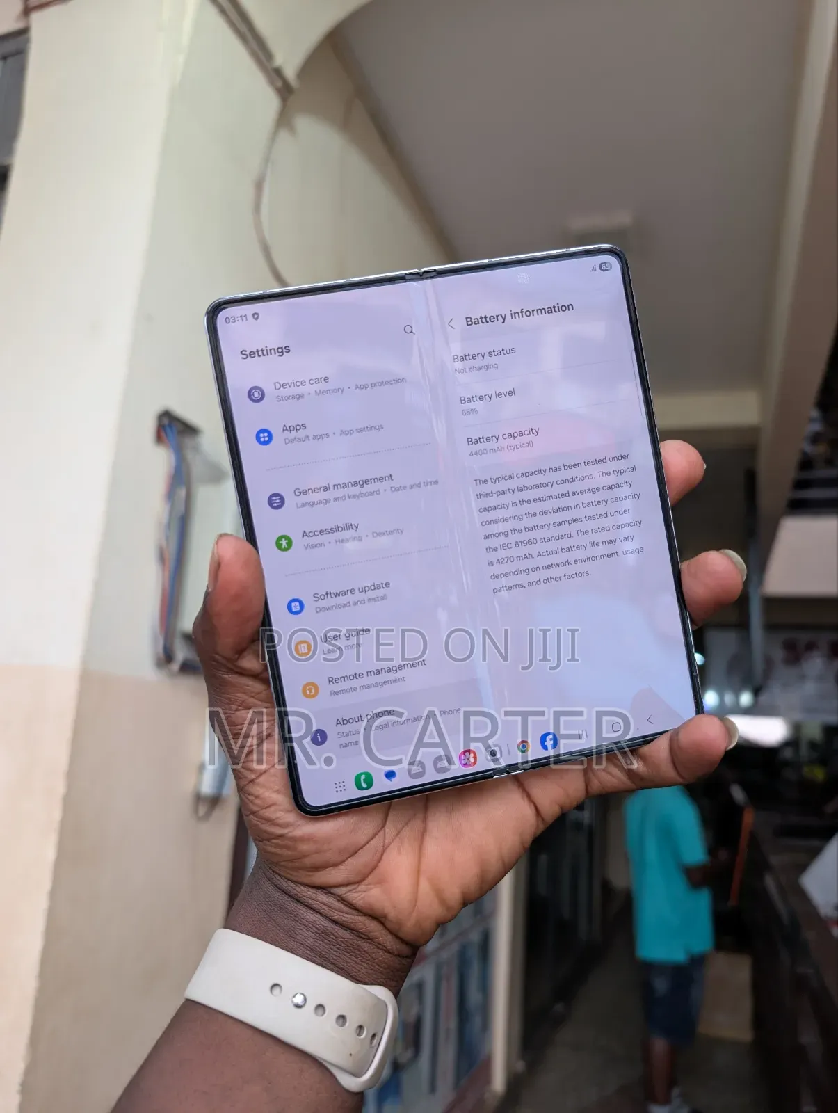 New Samsung Galaxy Z Fold 5 256 GB Blue