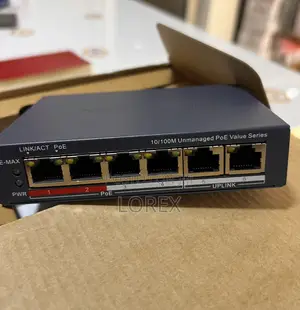 Hikvision 4 Port Poe Switch Unmanaged+2uplink 3e0106p-e/M(B)
