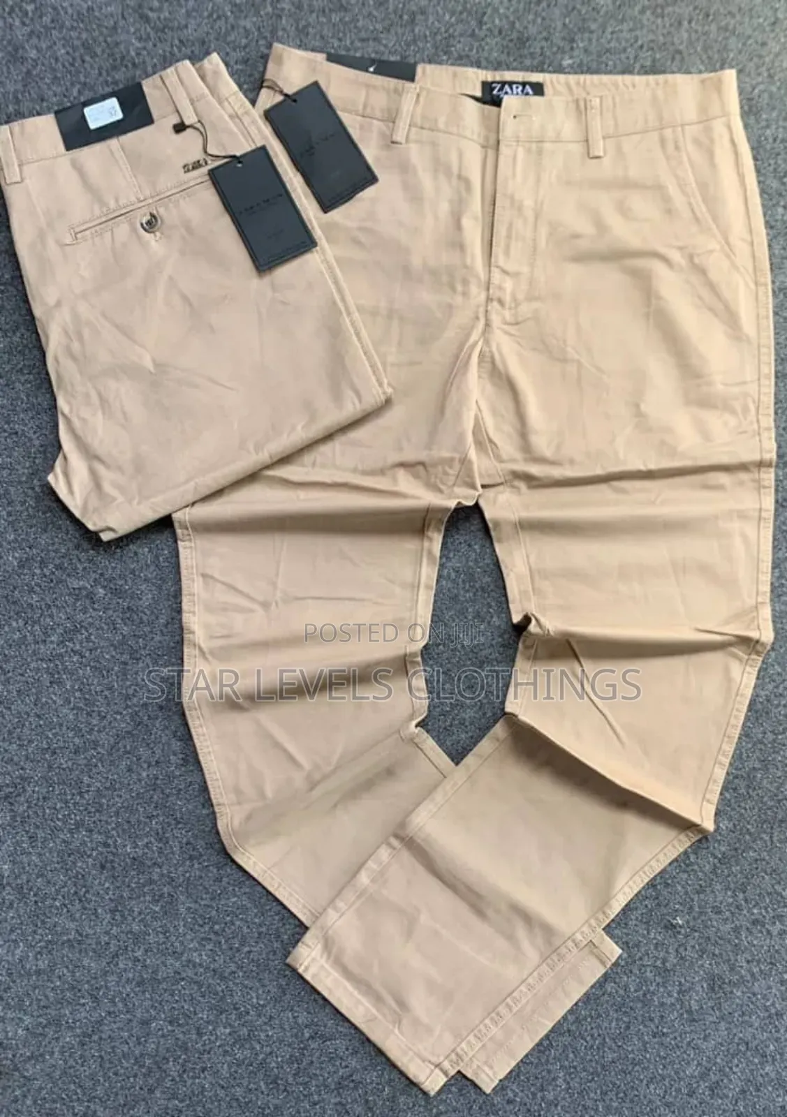 Zara Khaki Trousers Available in All Sizes and Colors