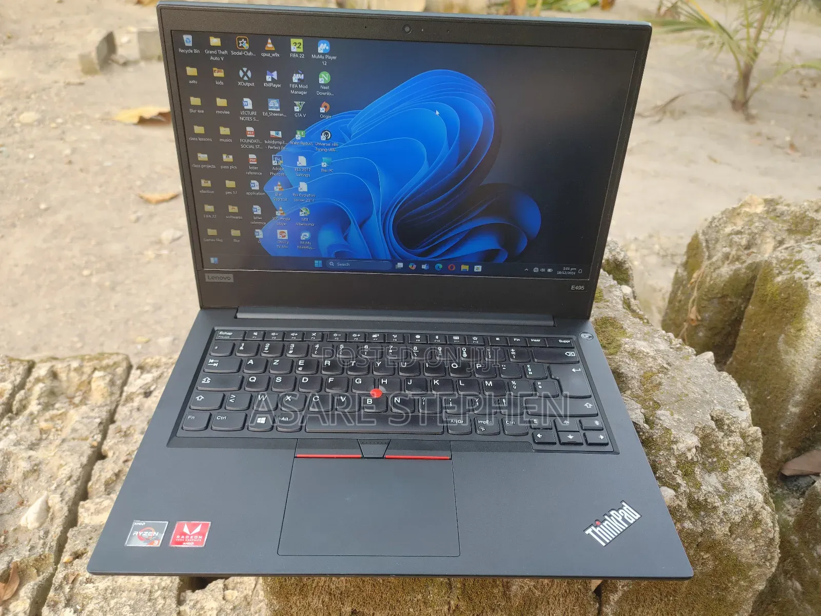 Laptop Lenovo 16GB AMD Ryzen 3 SSD 256GB