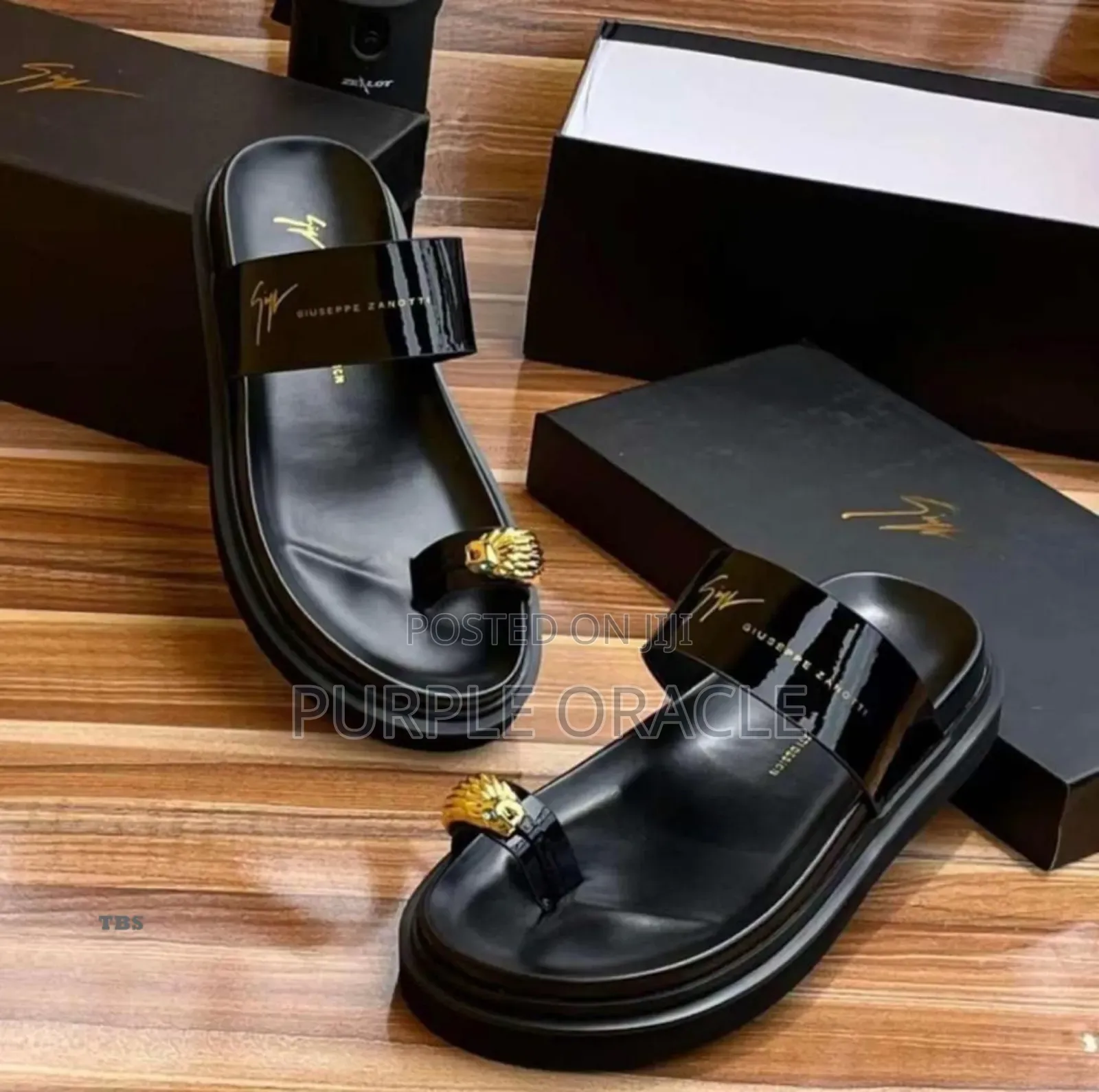Giuseppe Zanotti Men's Black Sandals.