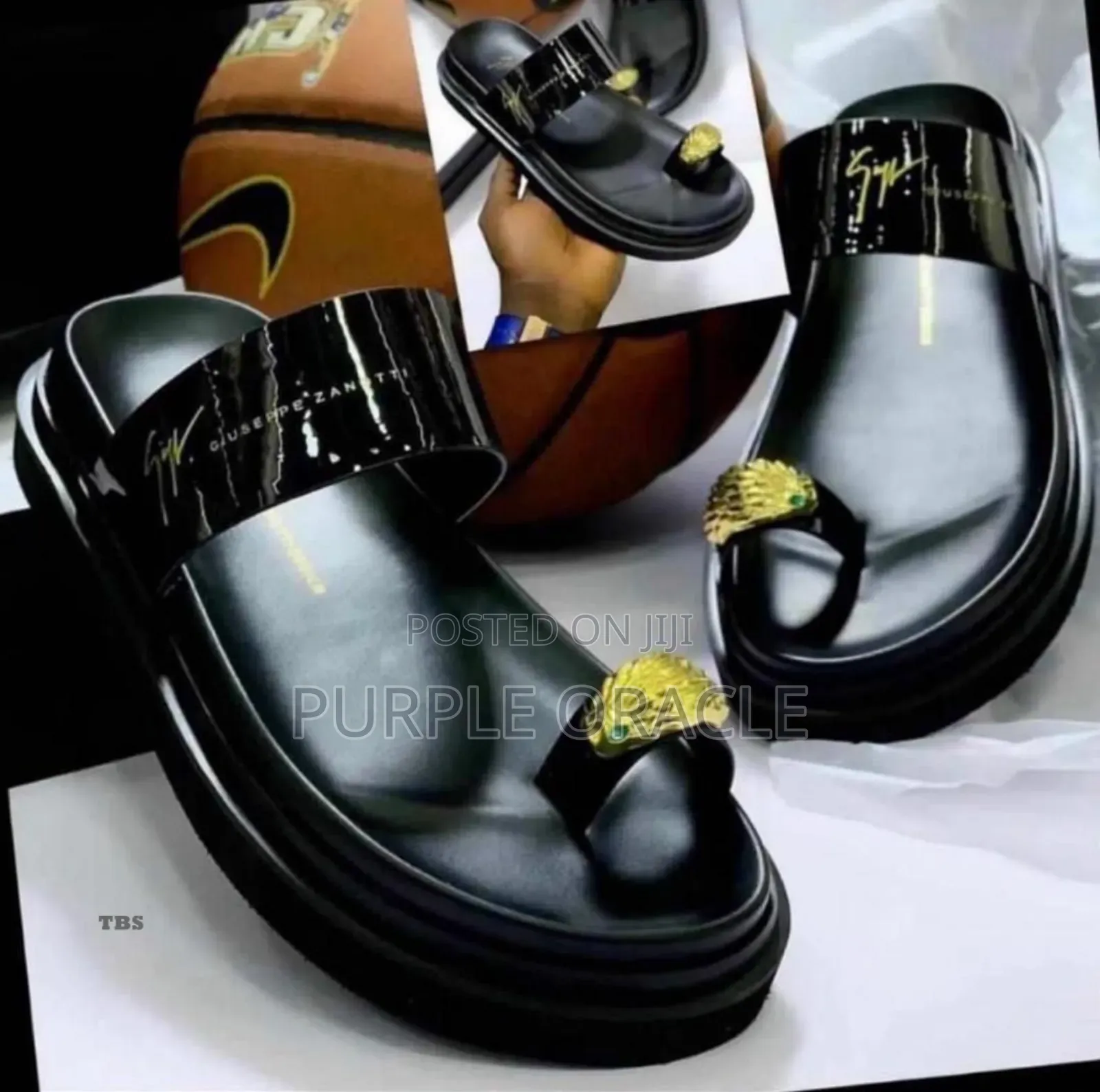 Giuseppe Zanotti Men's Black Sandals.