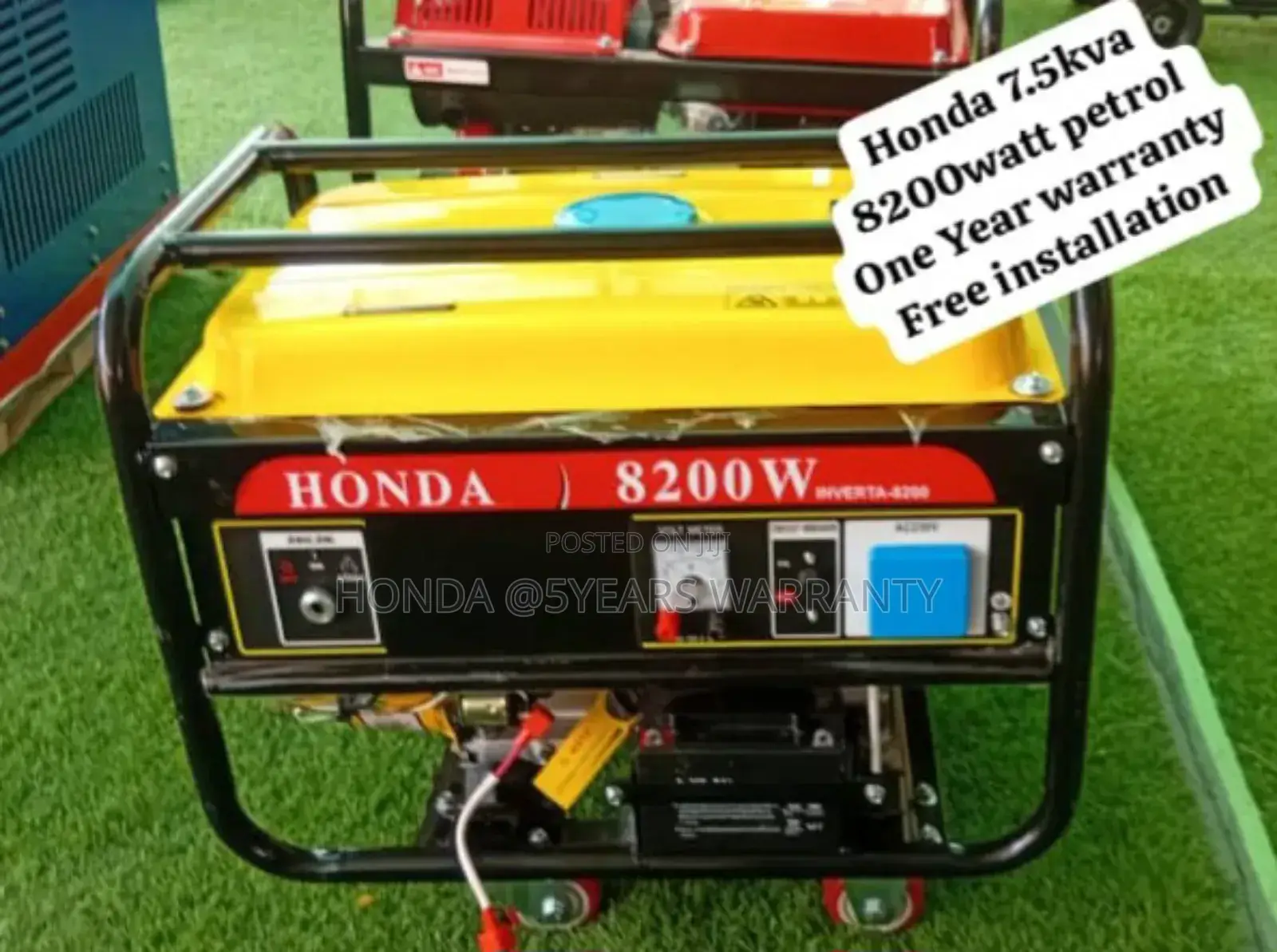 Flint Energy System Honda 8200watt Generator Petrol 7.5kva