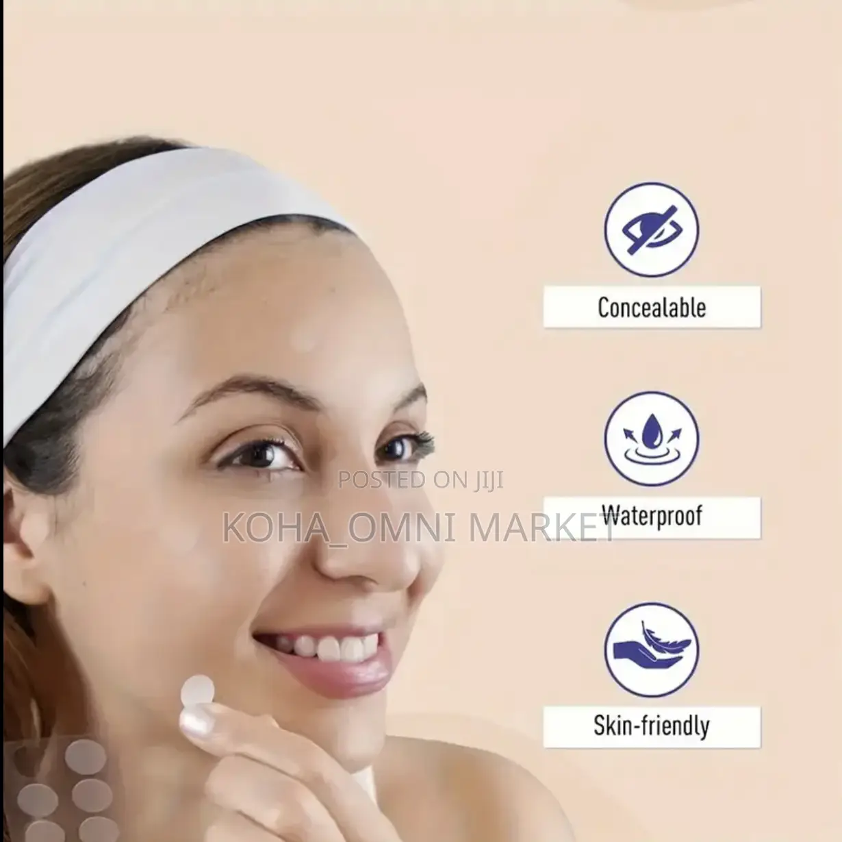5pcs Invisible Hydrocolloid Pimple Patches