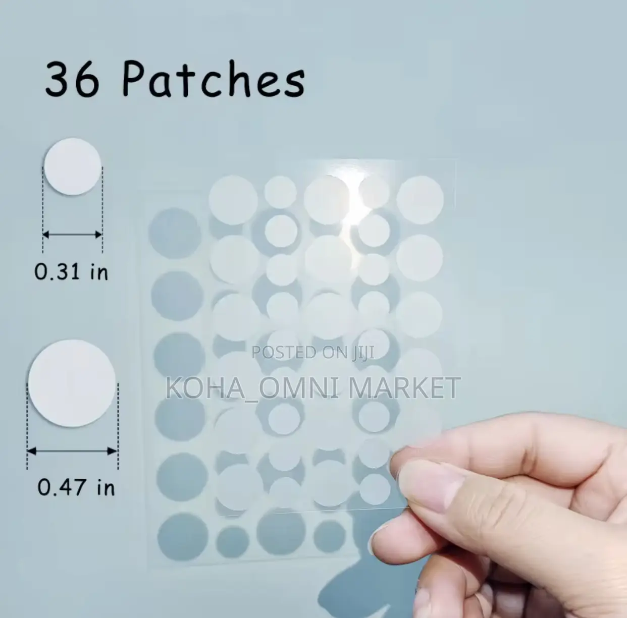 5pcs Invisible Hydrocolloid Pimple Patches