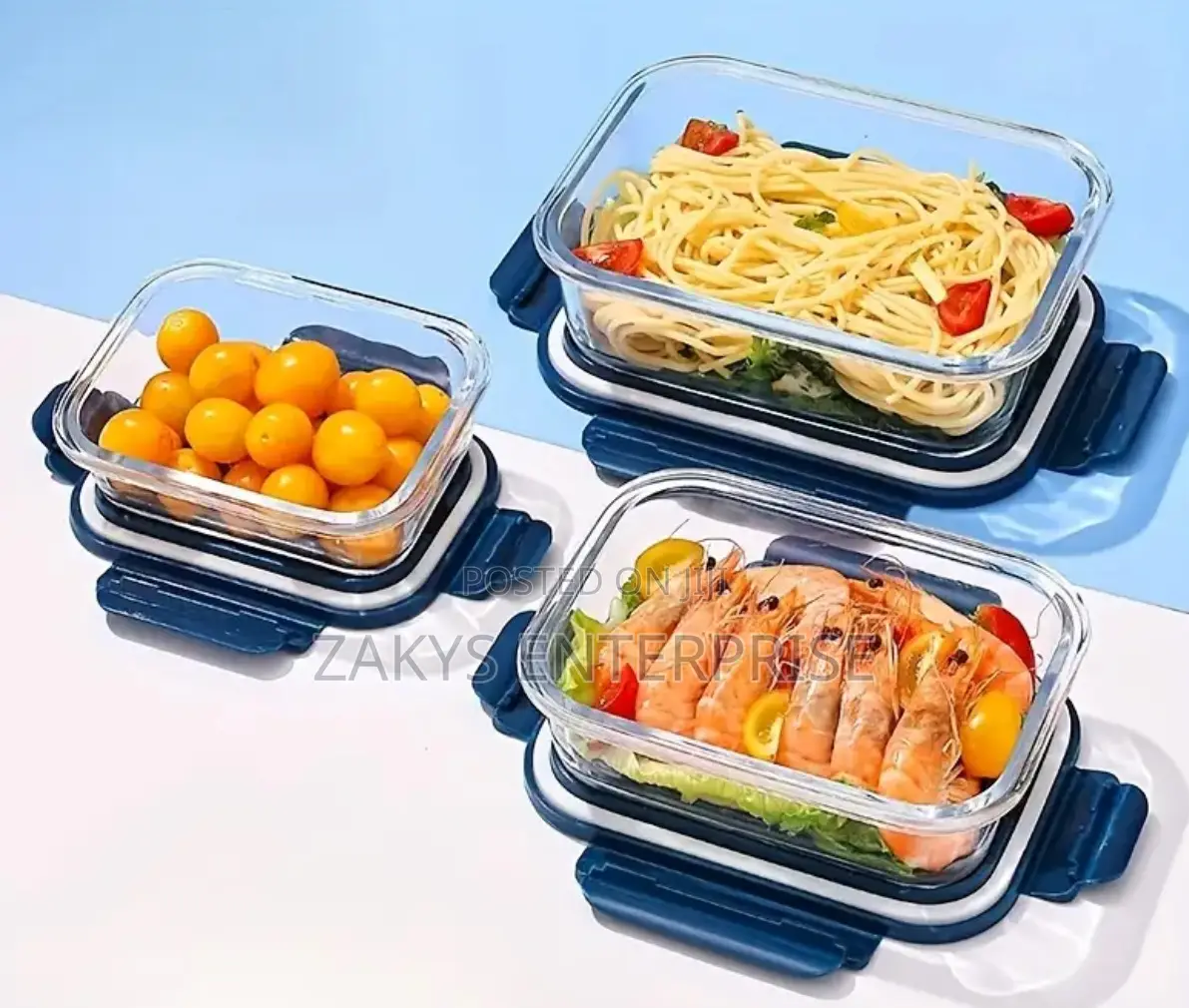 Storage Glass Bowl 3set