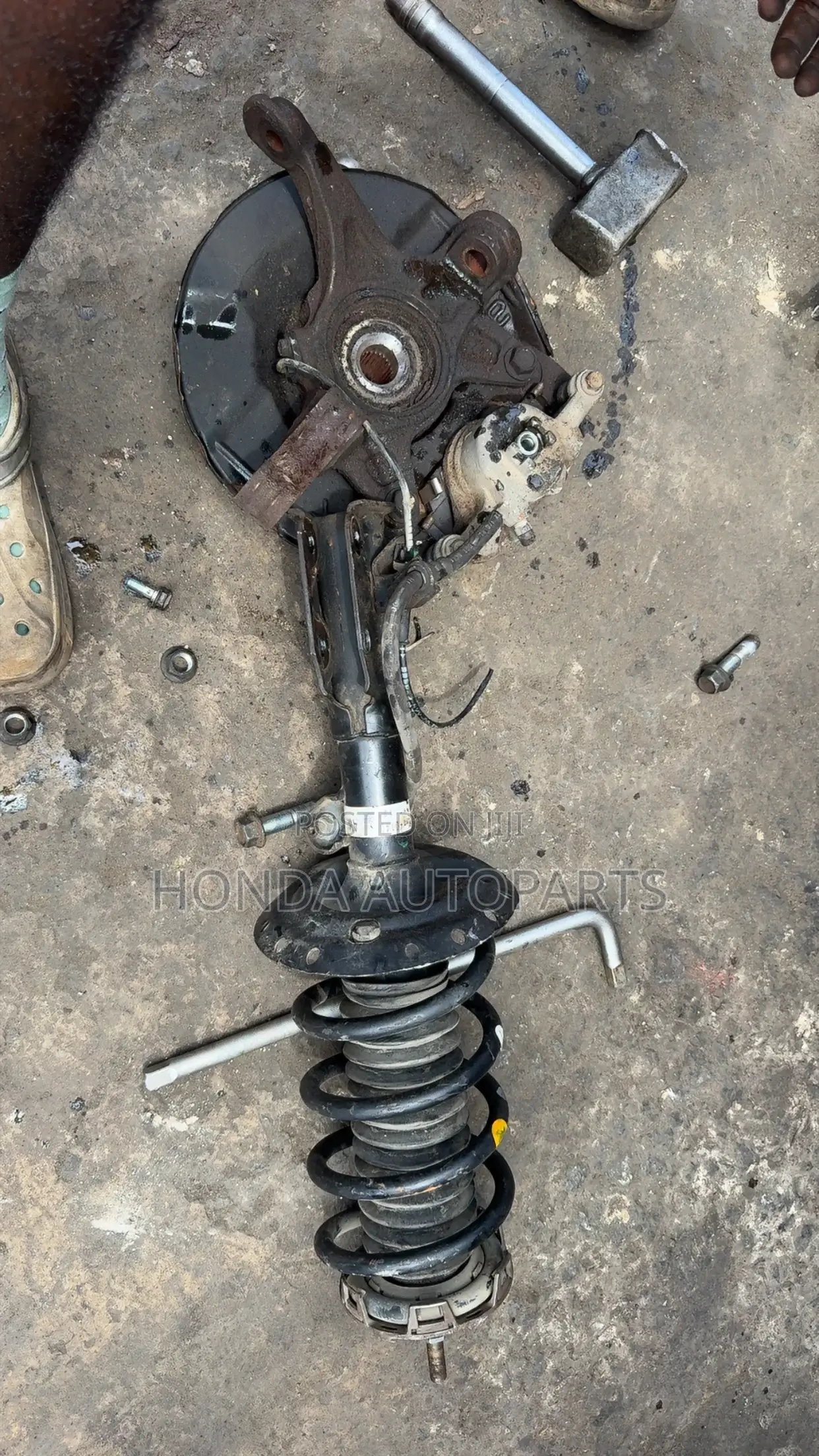 Honda Fit 2008 to 2014 Front Shock Complete.