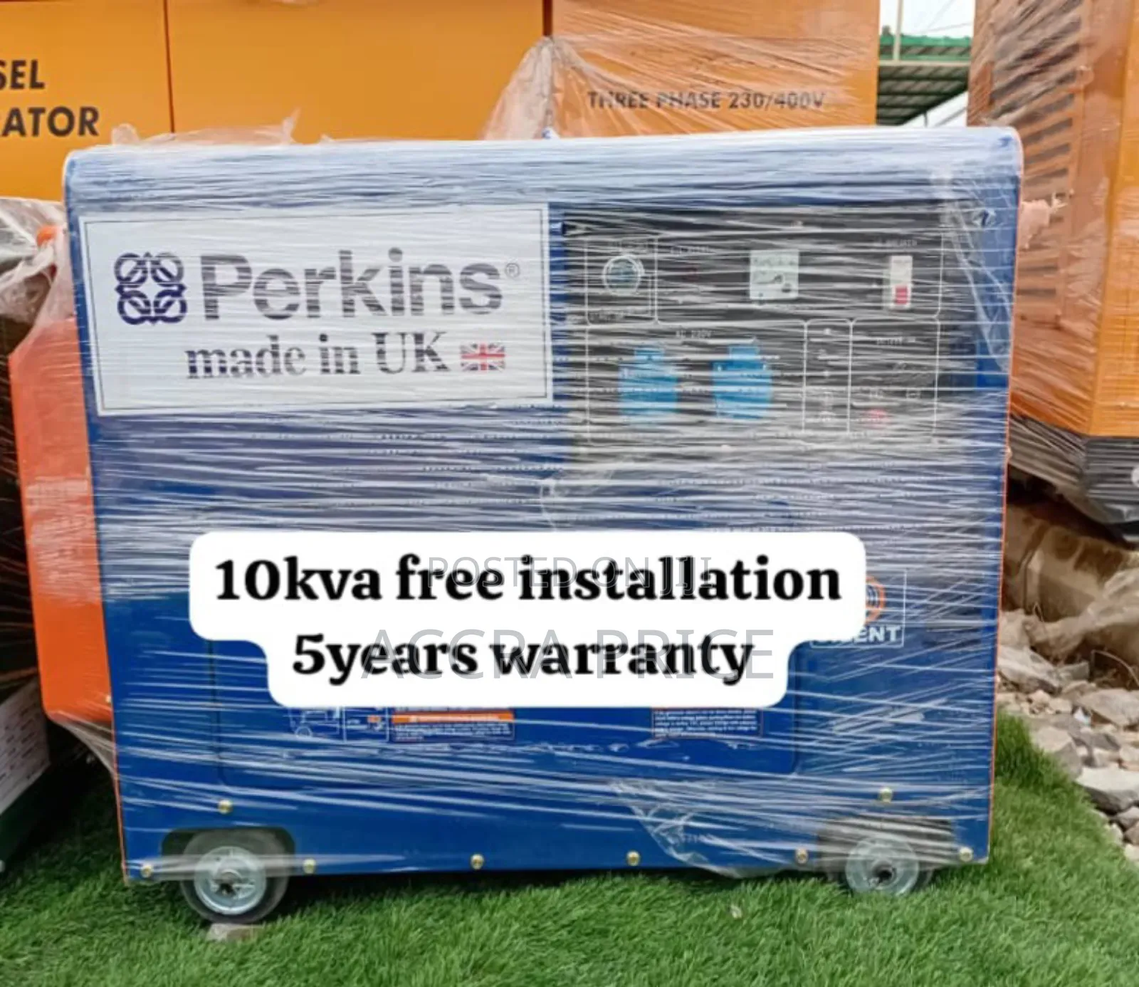 Never Out Charge With Perkins 10kva 13000wats Diesel Silent