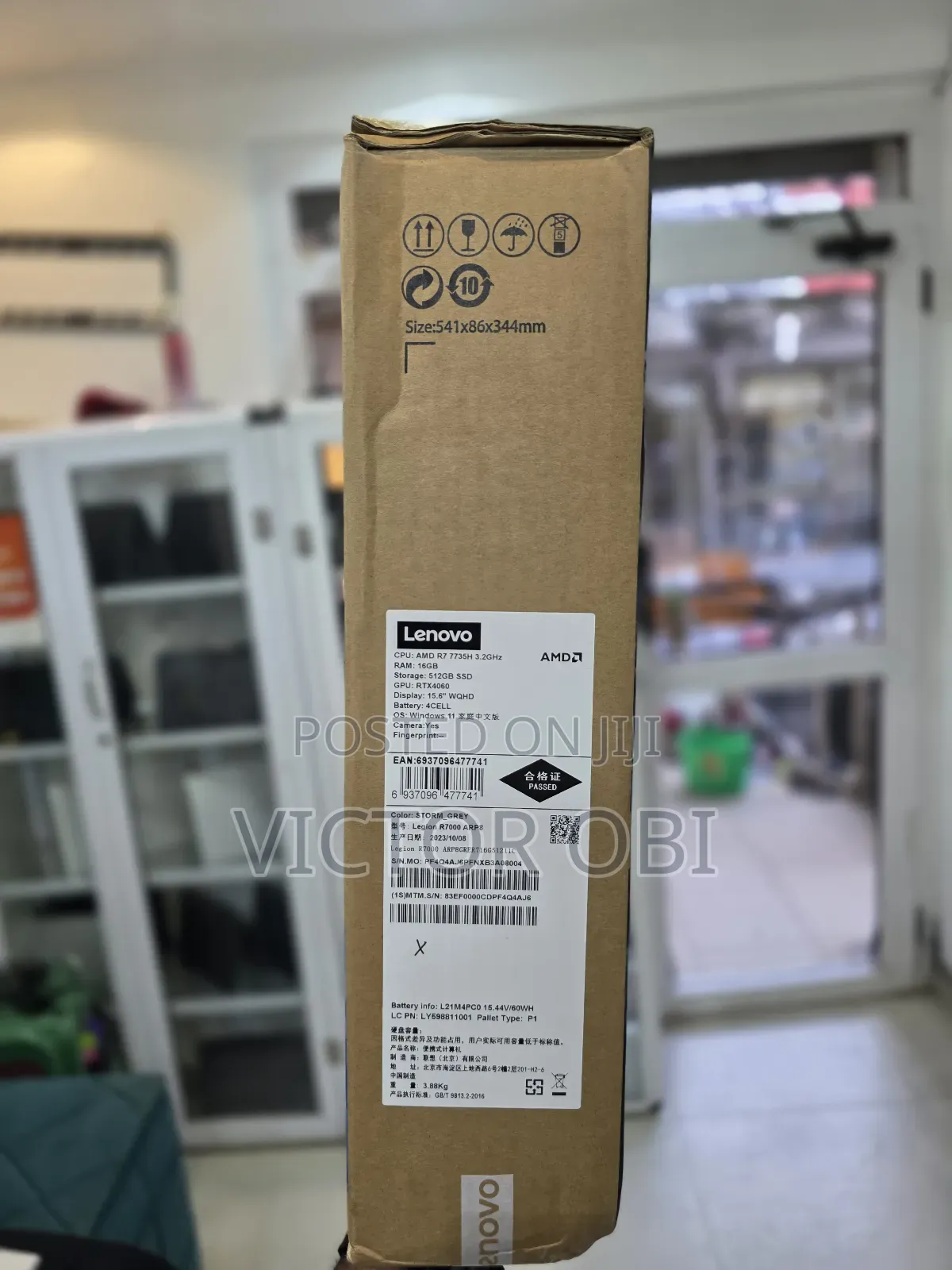 New Laptop Lenovo Legion 5 16GB AMD Ryzen 7 SSD 1T