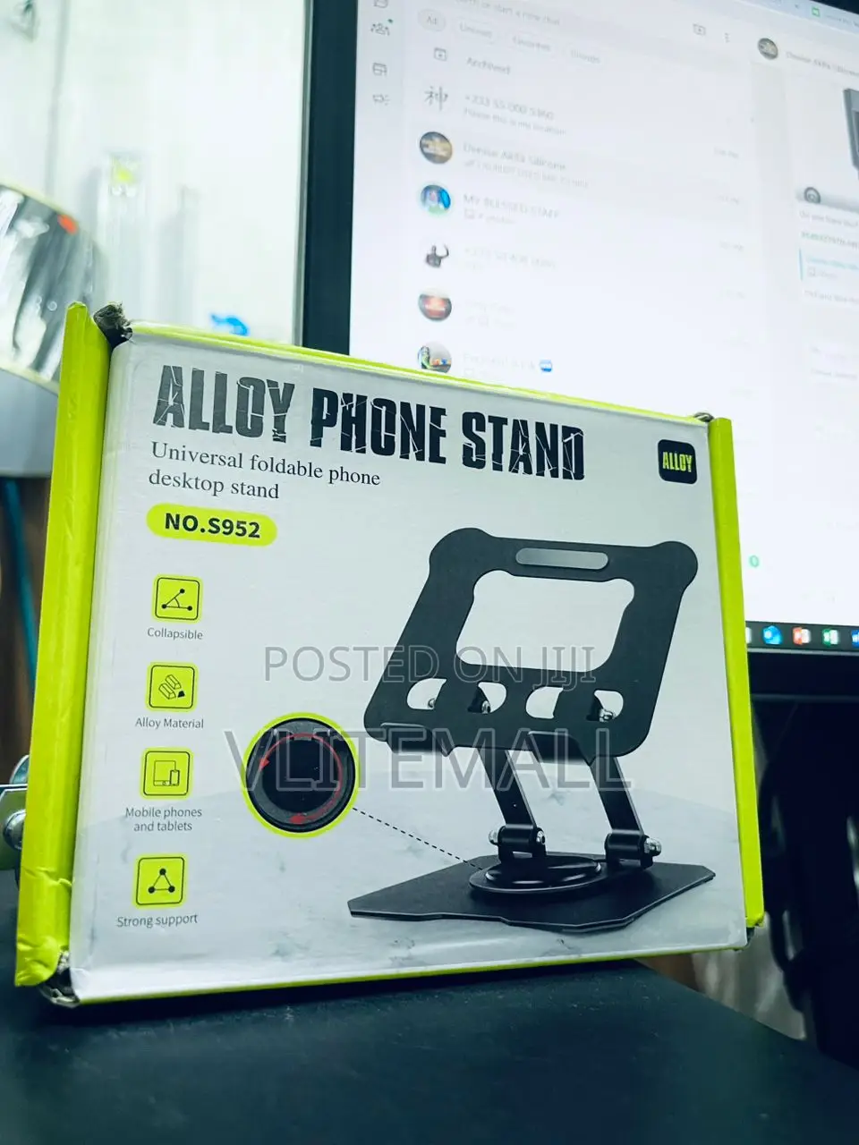Alloy Phone/Tablet Adjustable Stand (No.S952)