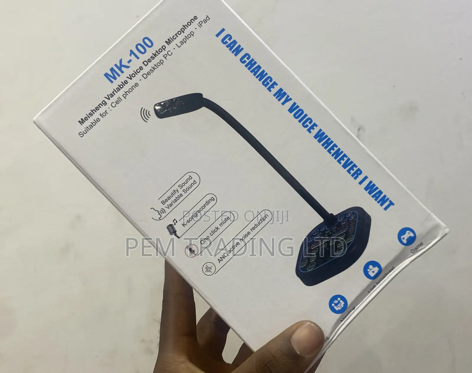 Mk -100 Meisheng Variable Voice Desktop Microphone