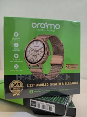Oraimo Watch Muse 1.32” Amoled Ip68 Smart Watch