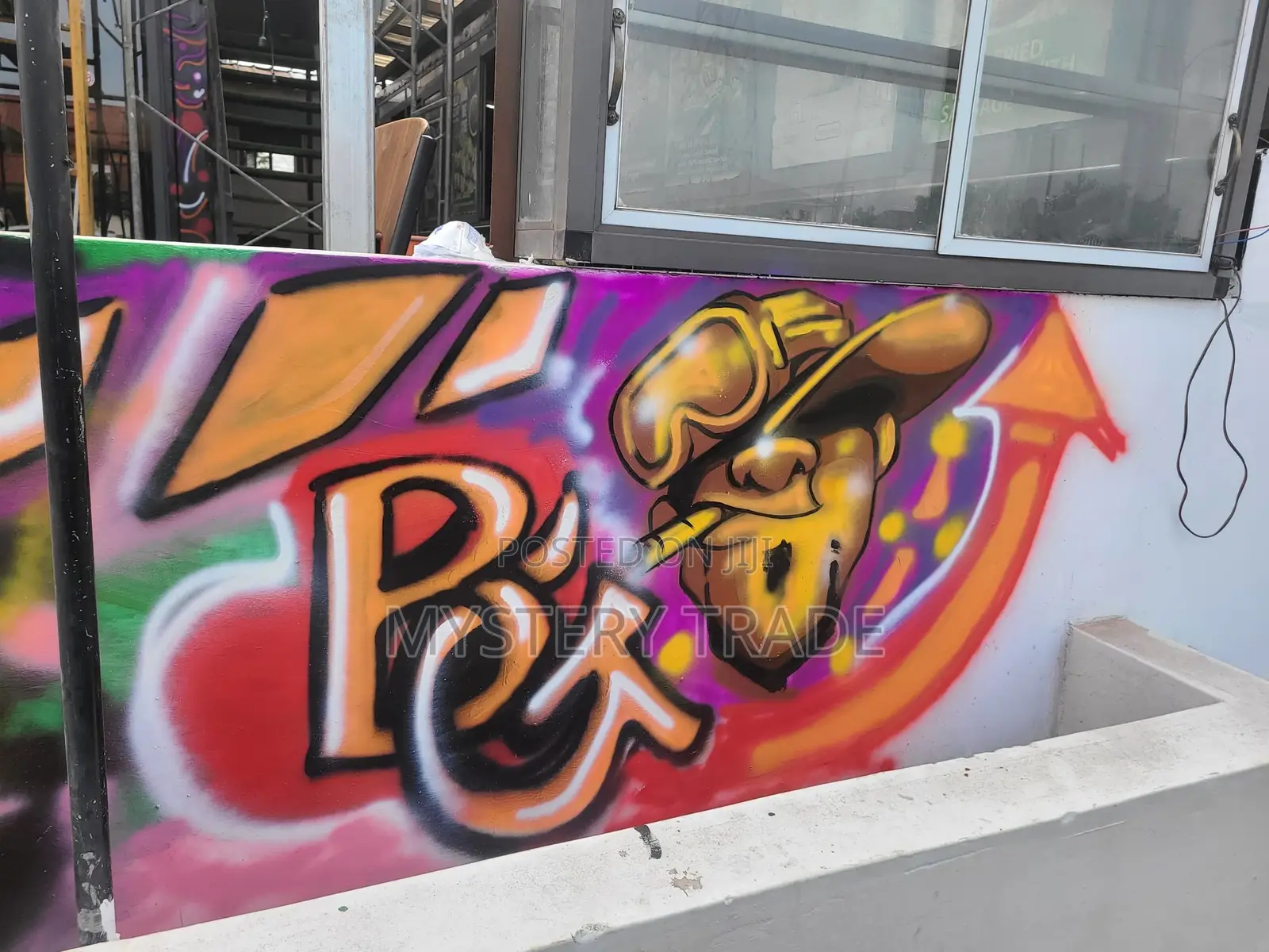 Wall Art Building Design Painting