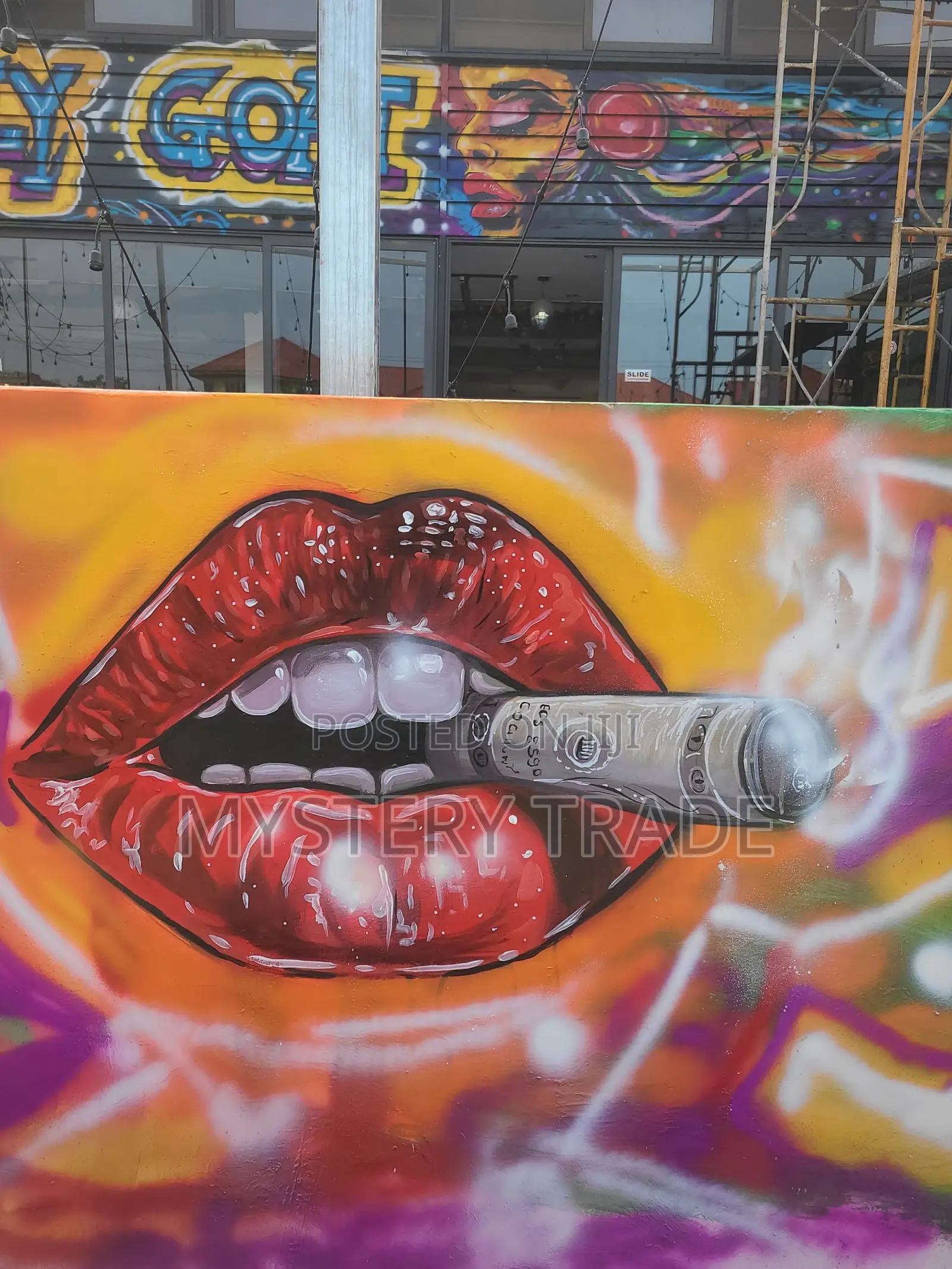 Wall Art Building Design Painting