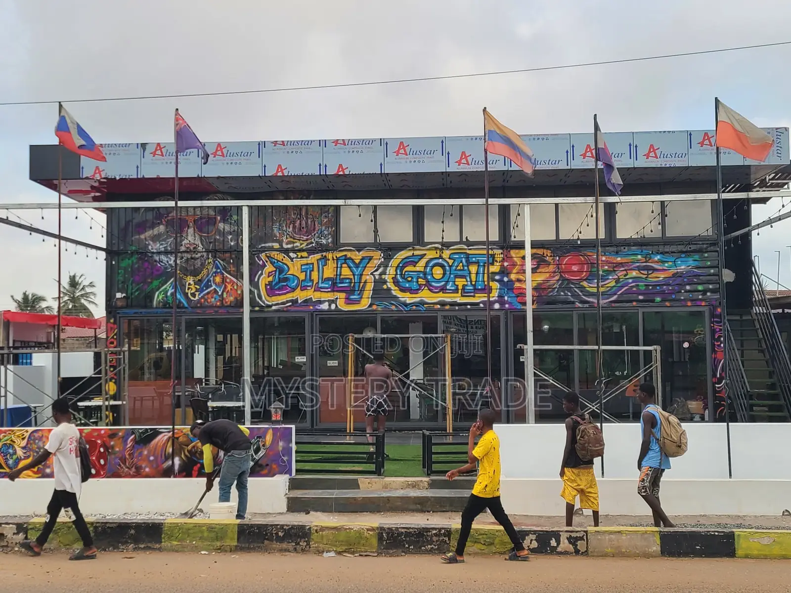 Wall Art Building Design Painting