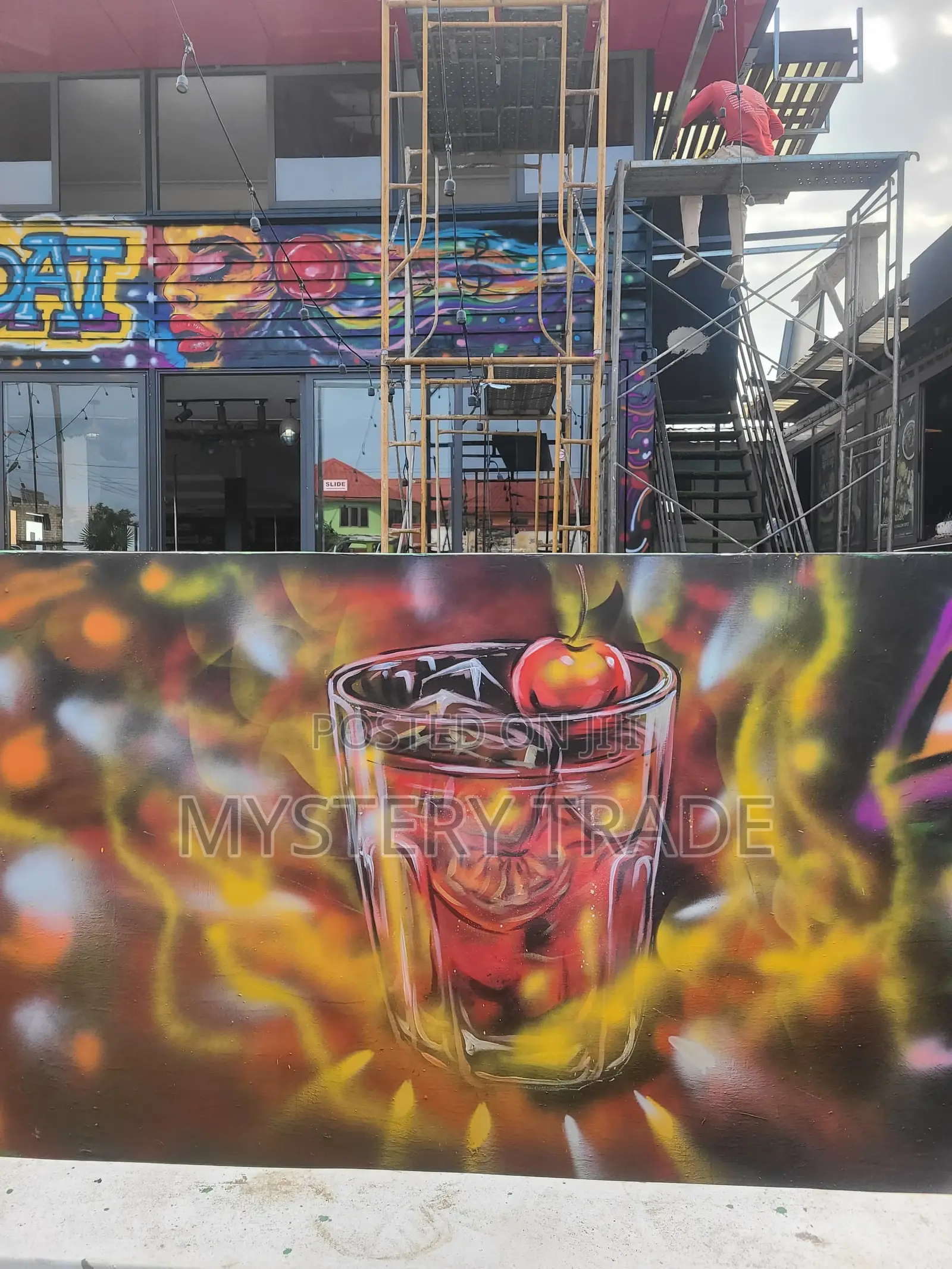Wall Art Building Design Painting