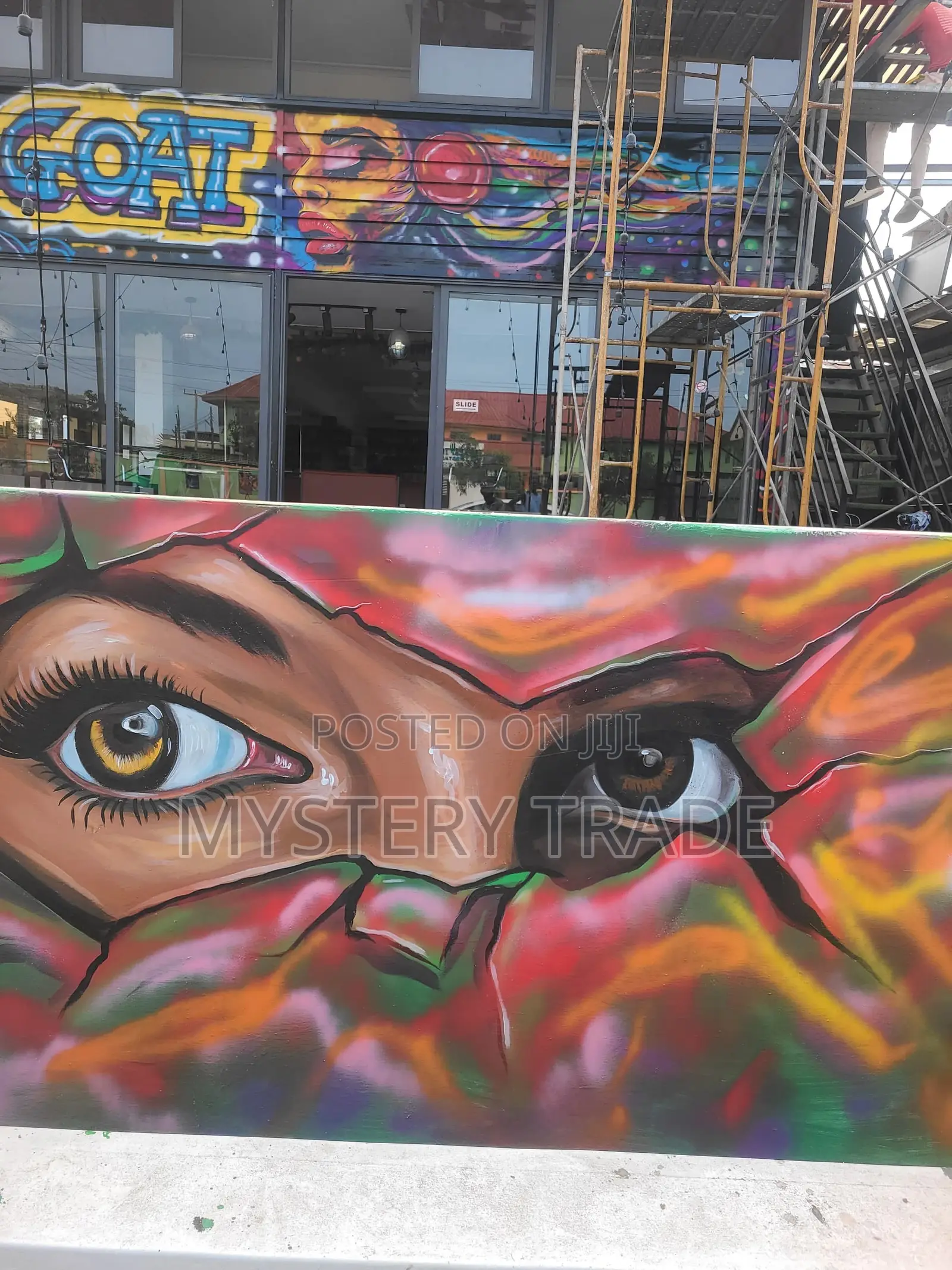 Wall Art Building Design Painting