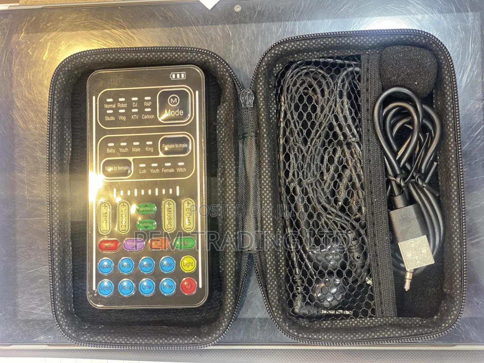 Portable Voice Changer, 8 Voice Changes Live Sound Card