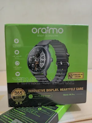 Oraimo Watch 5r Pro 1.43" Amoled 2.5d Smart Watch