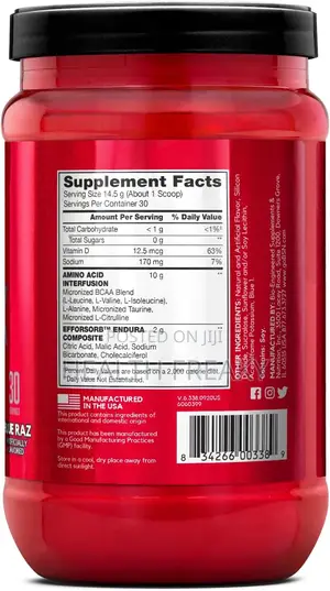 Preworkout BSN Amino X Energy Muscle Recovery Endurance