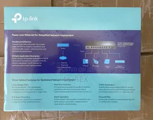 Tp-Link 8-Port Poe Gigabit Desktop Switch Tl-Sg1210p