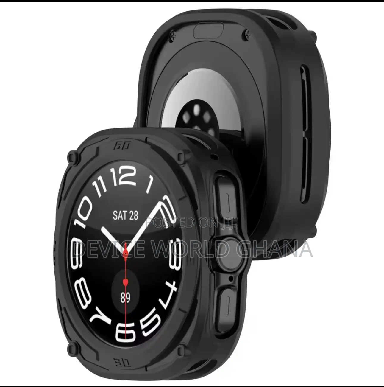 Silicone Bumper Case for Samsung Watch 7 Ultra 47mm