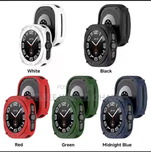 Silicone Bumper Case for Samsung Watch 7 Ultra 47mm