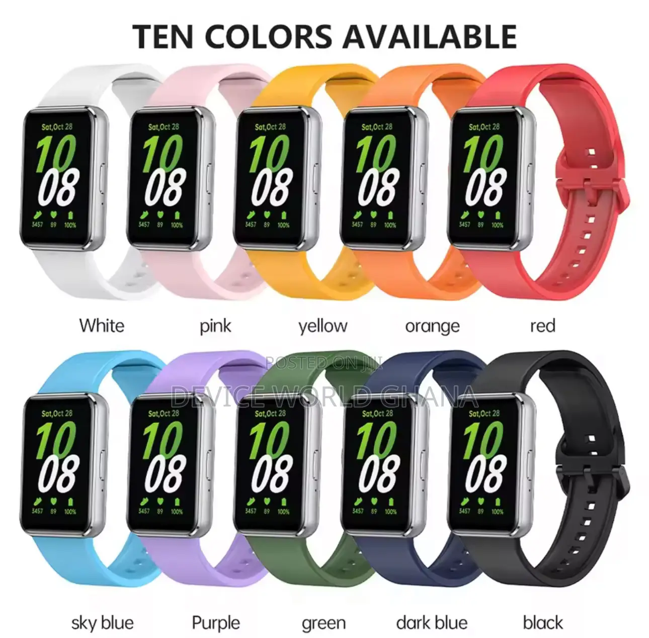 Silicone Strap for Samsung Fit 3 Watch