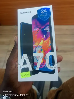 New Samsung Galaxy A70 128 GB Black