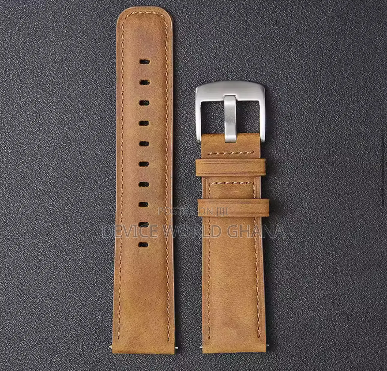 Uthi Leather Strap for Samsung Watches Fossil Oriamo Huawei